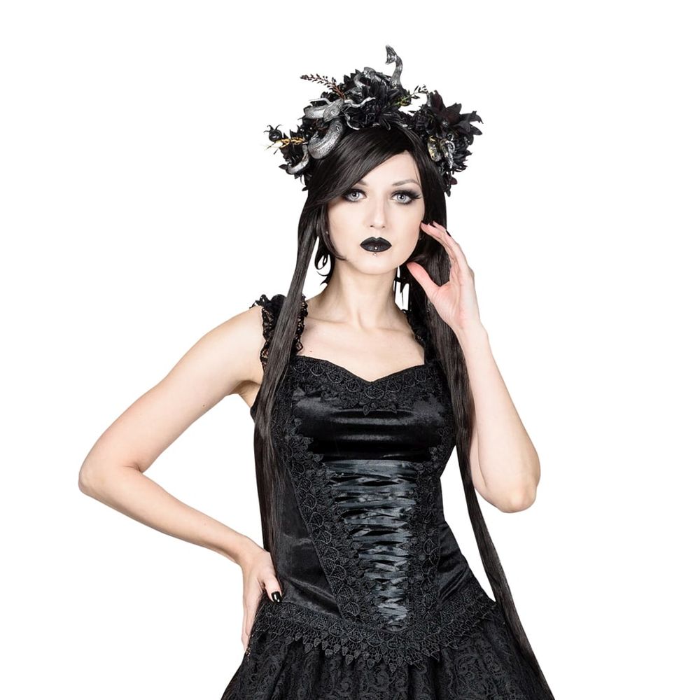 Sinister - 1255 Mouwloze top - Zwart